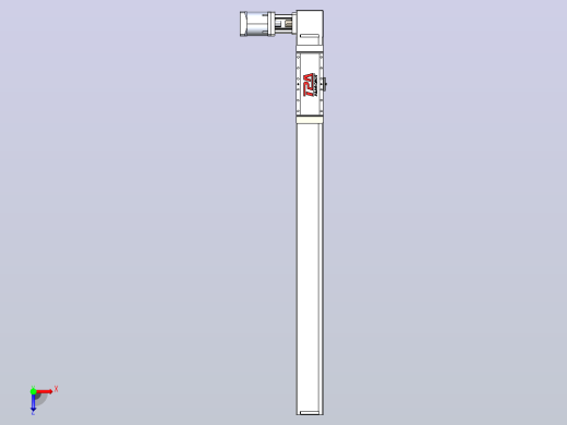 伺服电机集成皮带传动直线执行器TPA-OCB-100-192-L950-DR-J90-N3俯视缩略图