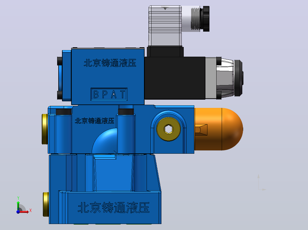 DBW10-2 先导式电磁溢流阀前视图