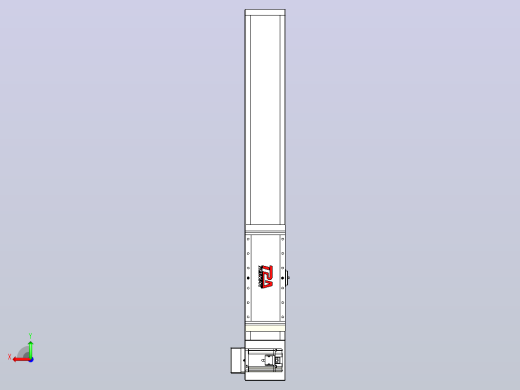 伺服电机集成皮带传动直线执行器TPA-OCB-140-256-L550-LU-P75-N3后视缩略图