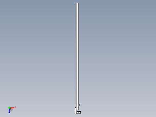 皮带直线轴半封闭可选导轨TPA-HNB-85S-90-L2450-ML-C-P20-N3俯视缩略图
