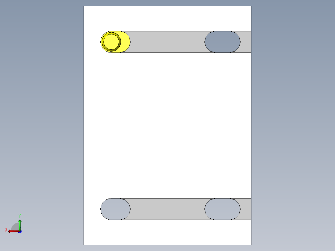 大型自动门后视图