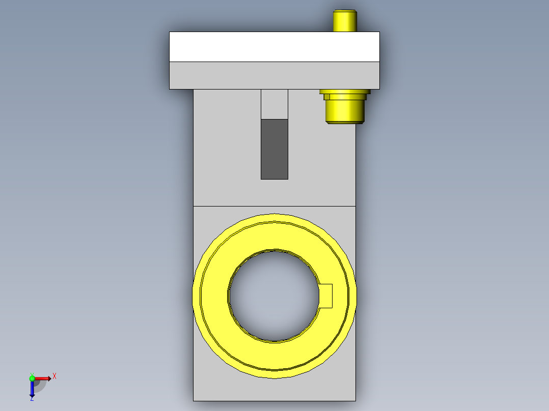大型自动门俯视图