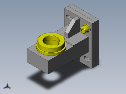 大型自动门正等轴测缩略图