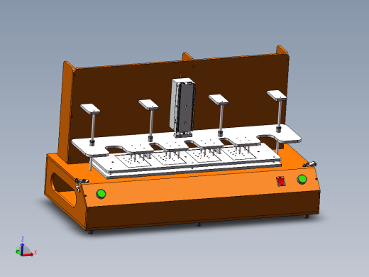 顶针测试架4工位治具