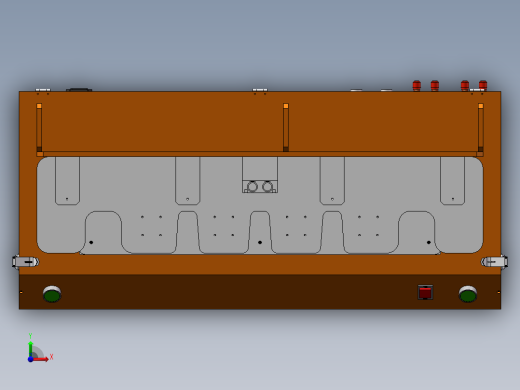 顶针测试架4工位治具前视缩略图