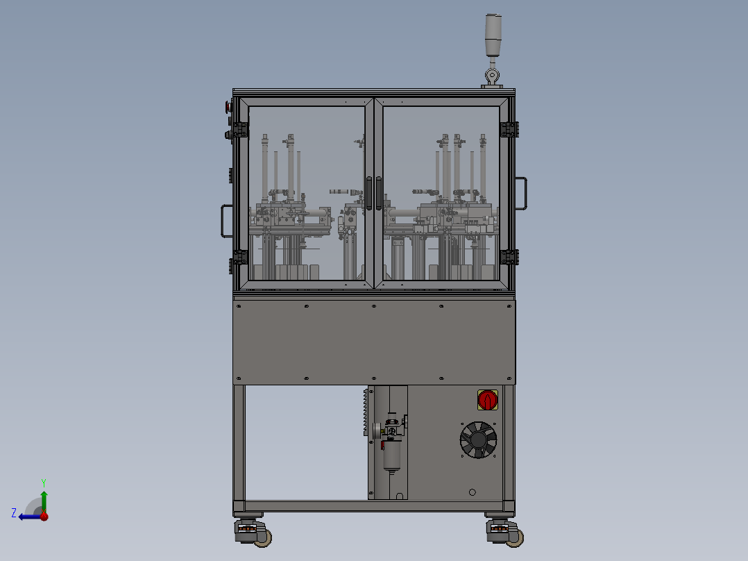 自动化水洗标机sw18可编辑右视图