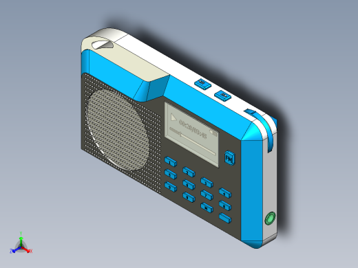 老年收音机模型