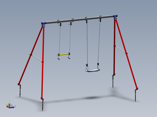 一款儿童用秋千