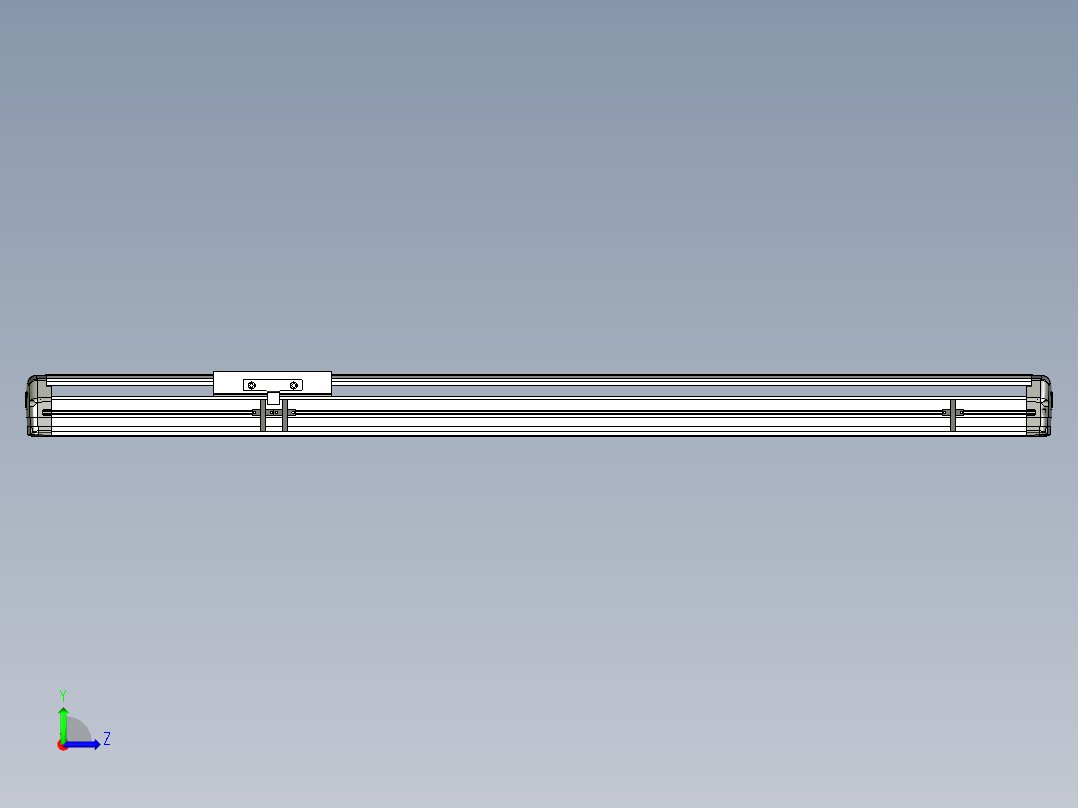 Toyo东佑达直线模组-ETH14-800-M+煞車左视图