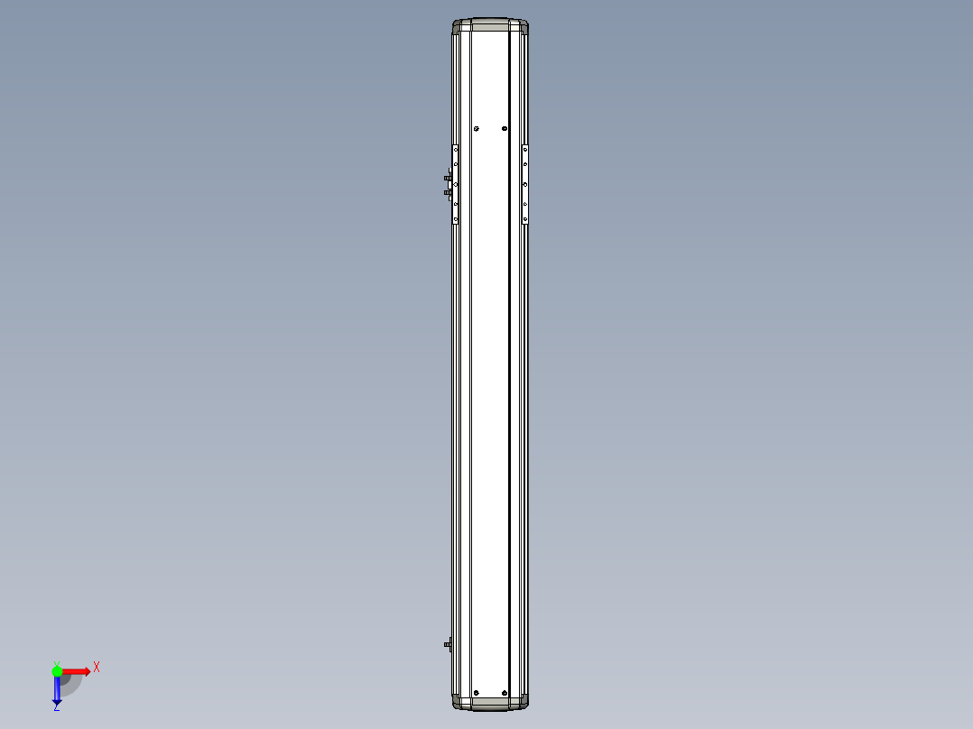 Toyo东佑达直线模组-ETH14-800-M+煞車俯视图