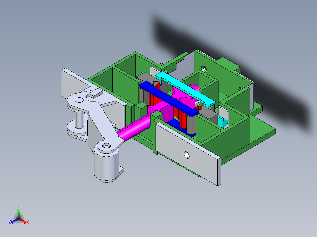 微动开关 有仿真有视频有igs文件 