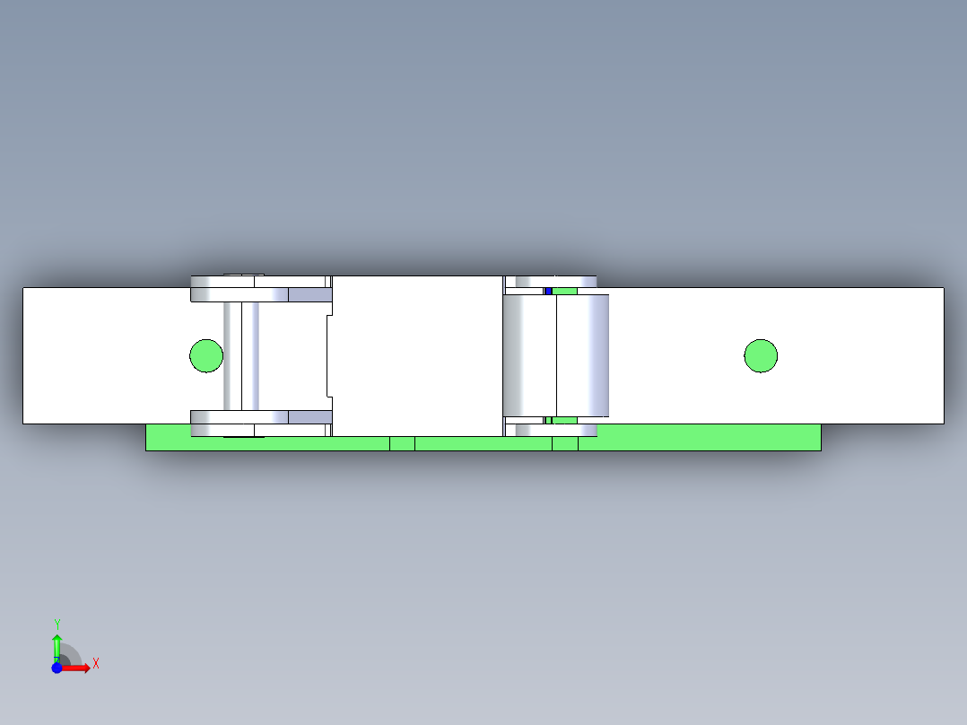 微动开关 有仿真有视频有igs文件 前视图