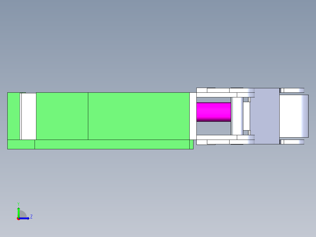 微动开关 有仿真有视频有igs文件 左视图