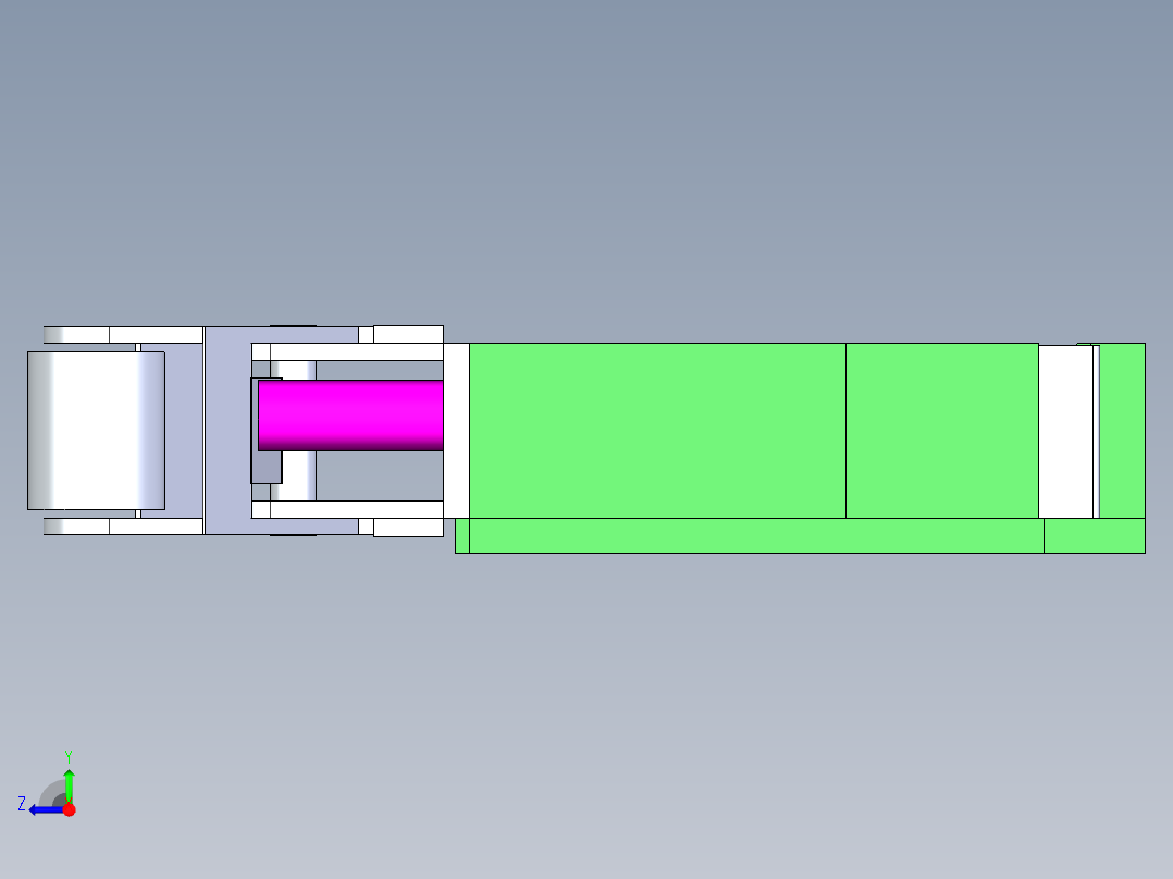 微动开关 有仿真有视频有igs文件 右视图