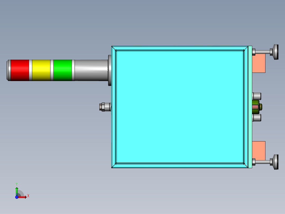 外壳压装工作站前视图