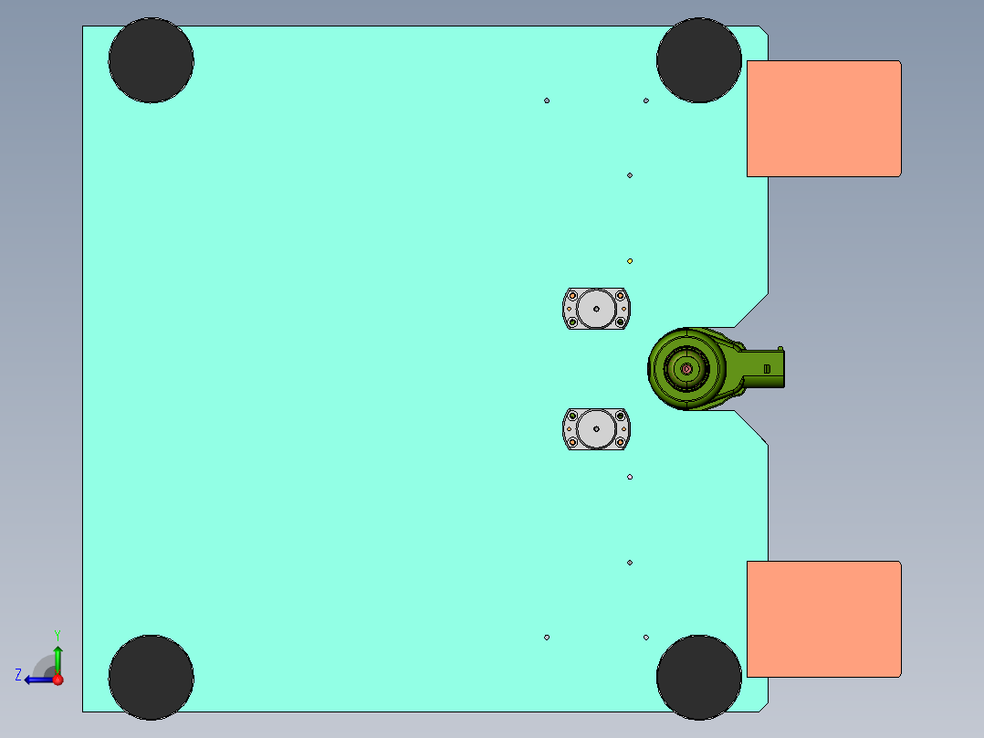 外壳压装工作站右视图