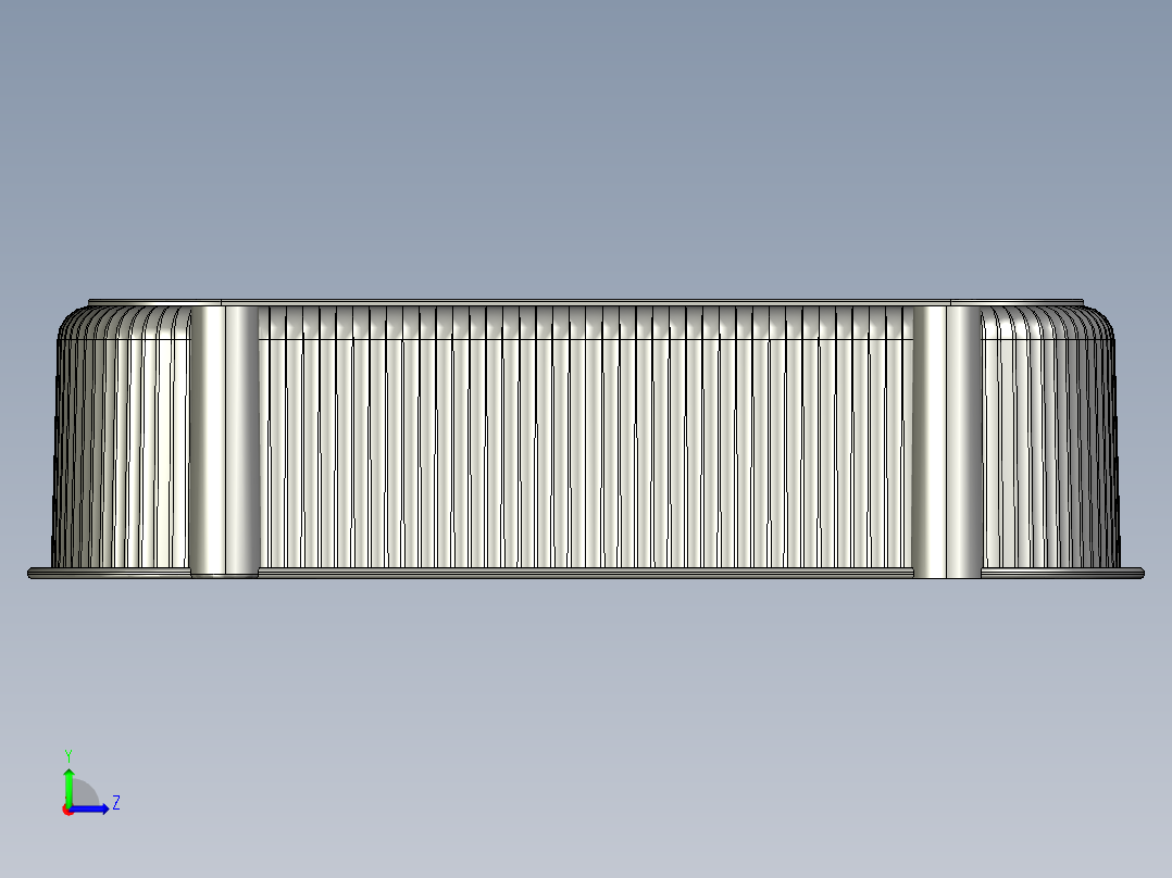 置物架盘左视图