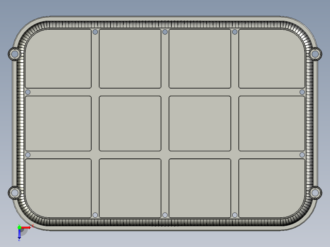 置物架盘俯视图