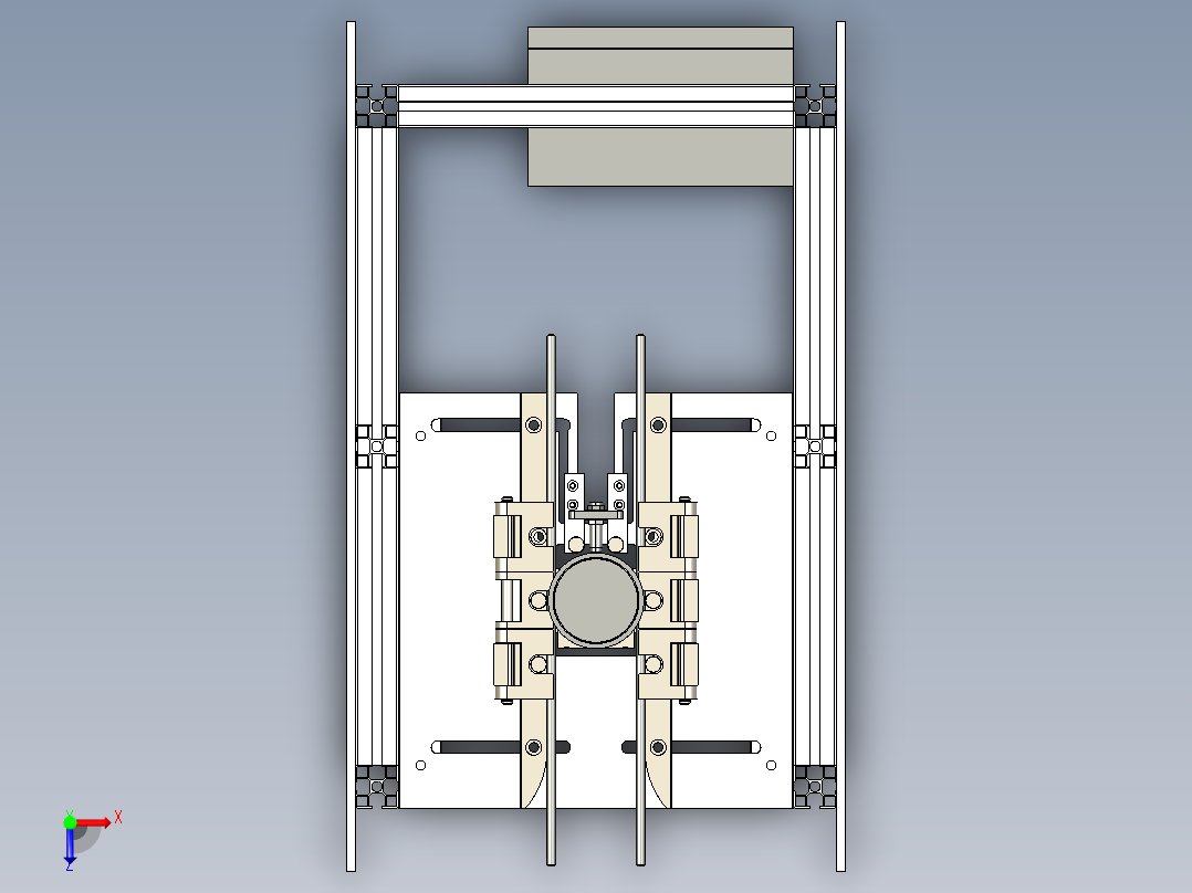 叠料机（制罐行业俯视图