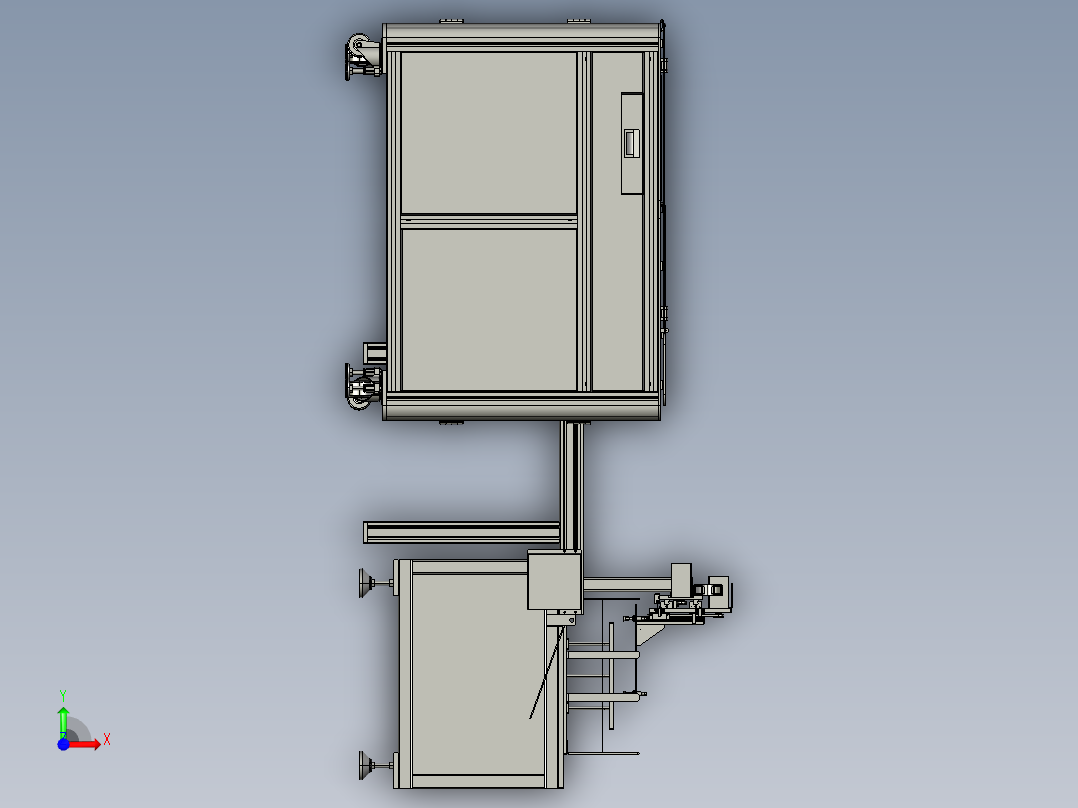 自动装袋叠衣机三维图=942833==200前视图