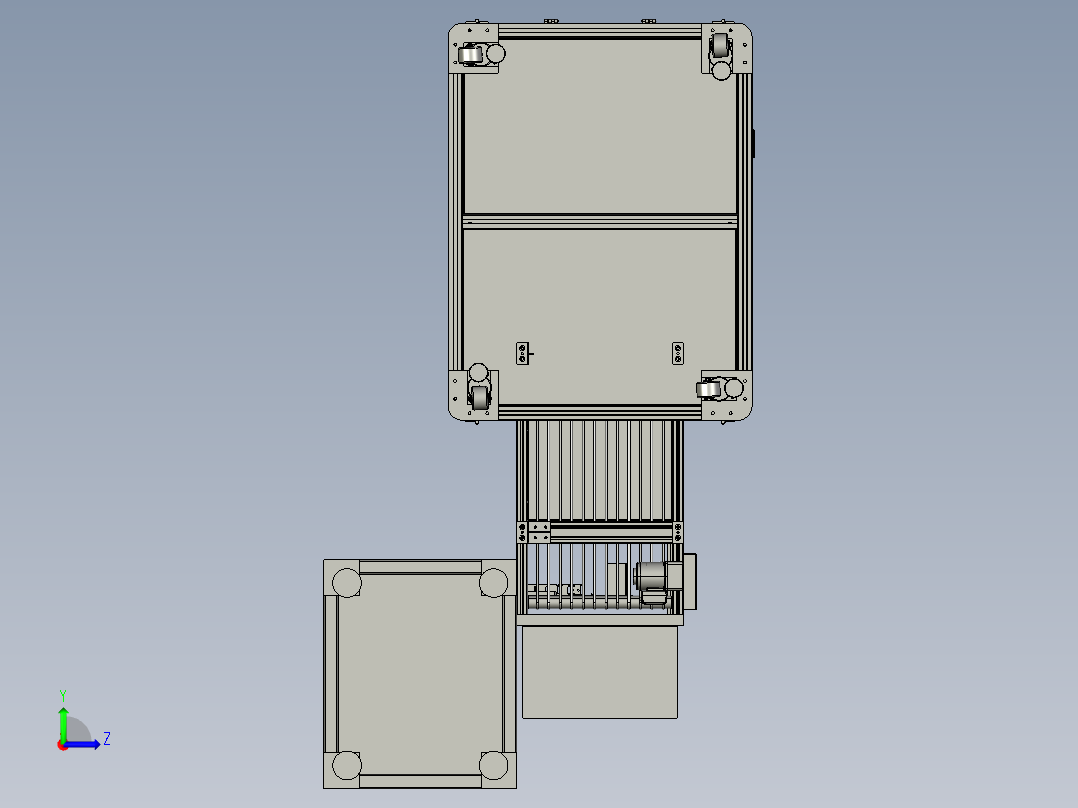 自动装袋叠衣机三维图=942833==200左视图