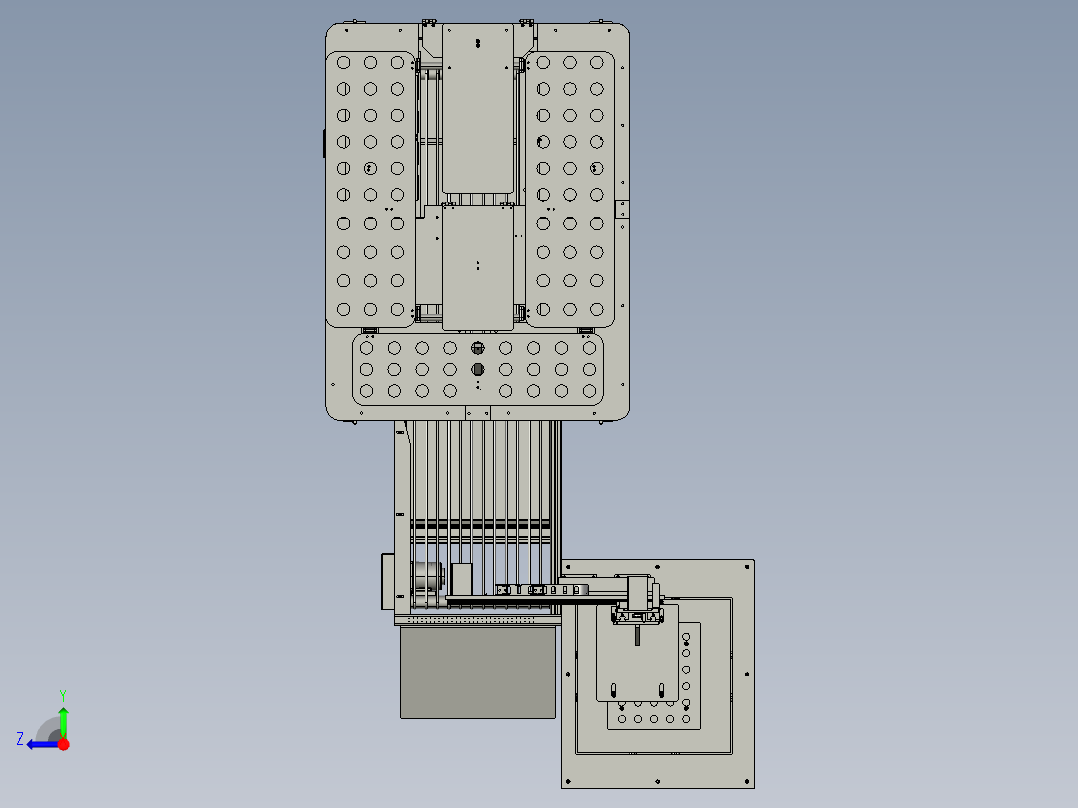 自动装袋叠衣机三维图=942833==200右视图