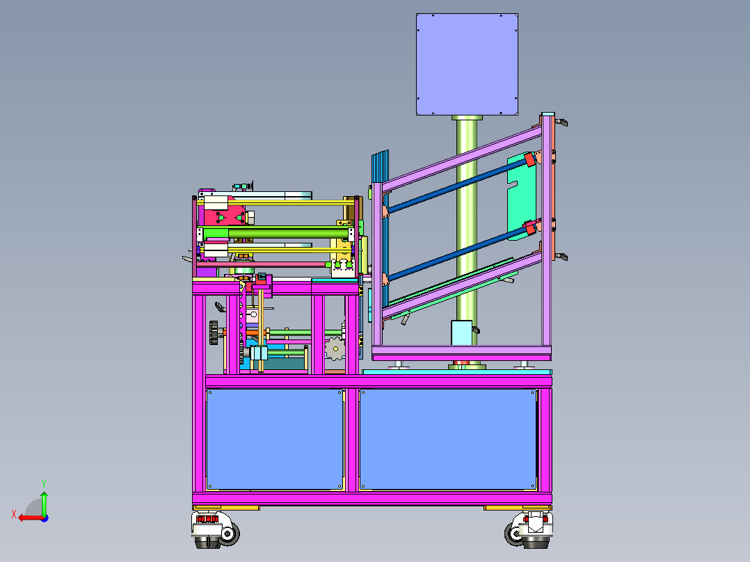 03折彩盒设备后视图