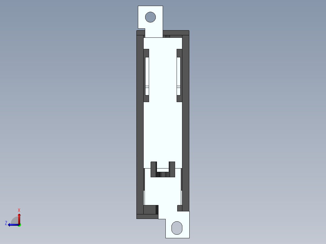 固态继电器，CKM系列，DIN导轨安装，CKM0630后视图