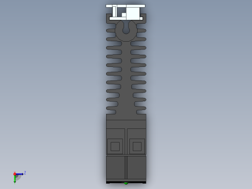 固态继电器，CKM系列，DIN导轨安装，CKM0630俯视缩略图