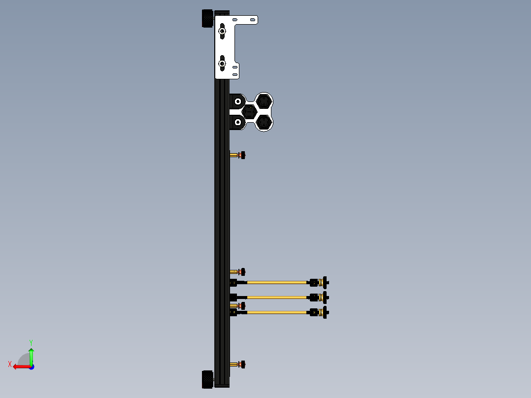 PC工作台开放式框架R1.0.zip后视图