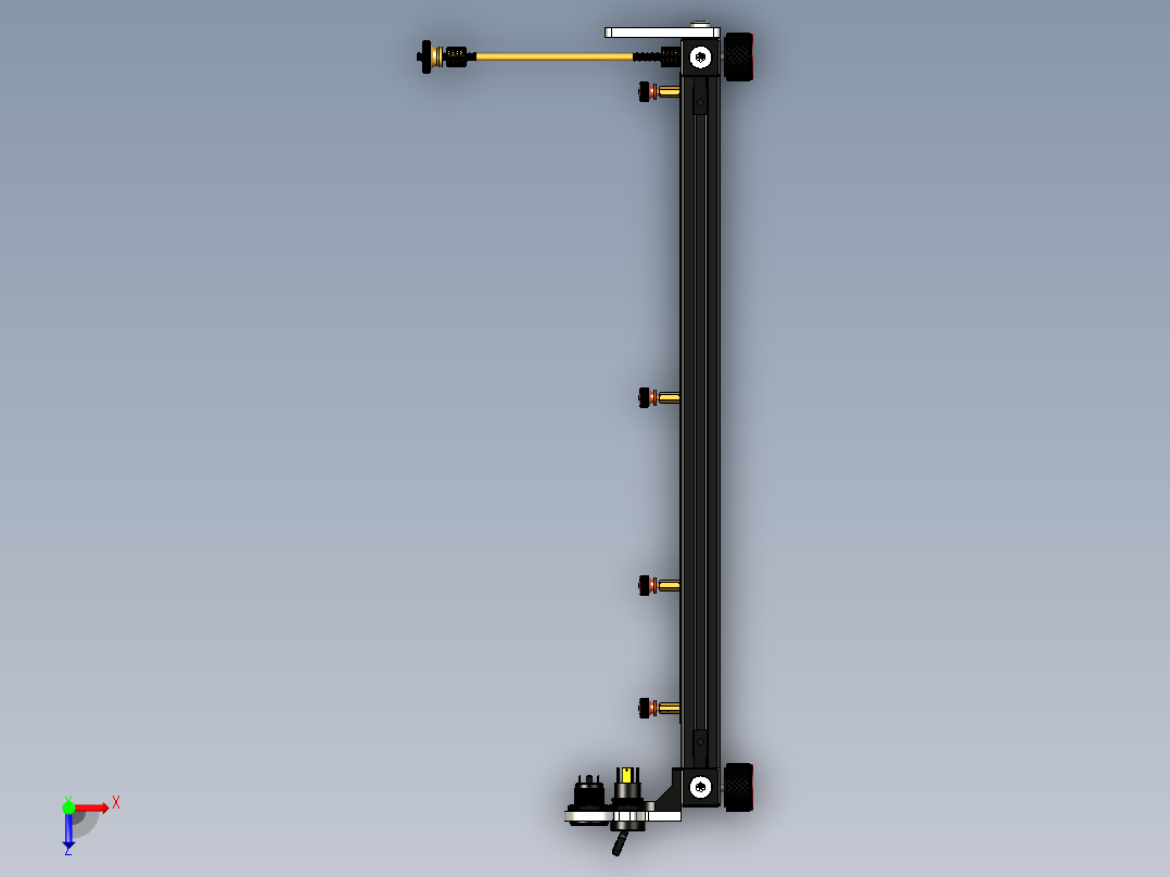 PC工作台开放式框架R1.0.zip俯视图