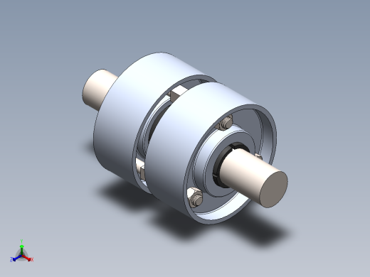 联轴器 (19)正等轴测缩略图