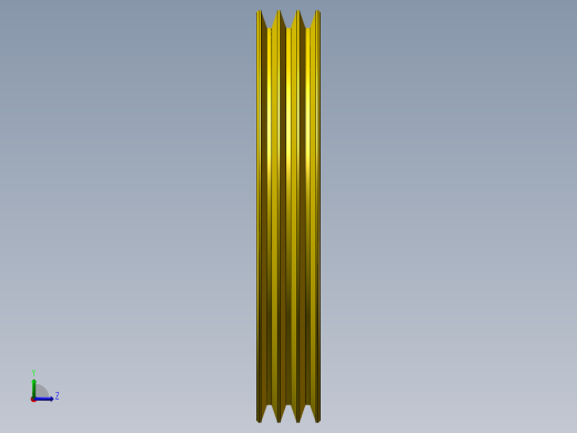 Q220-带轮数控加工工艺及编程设计【三维零件】左视缩略图