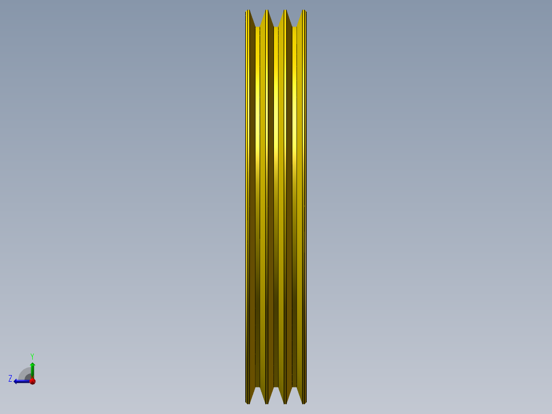 Q220-带轮数控加工工艺及编程设计【三维零件】右视图