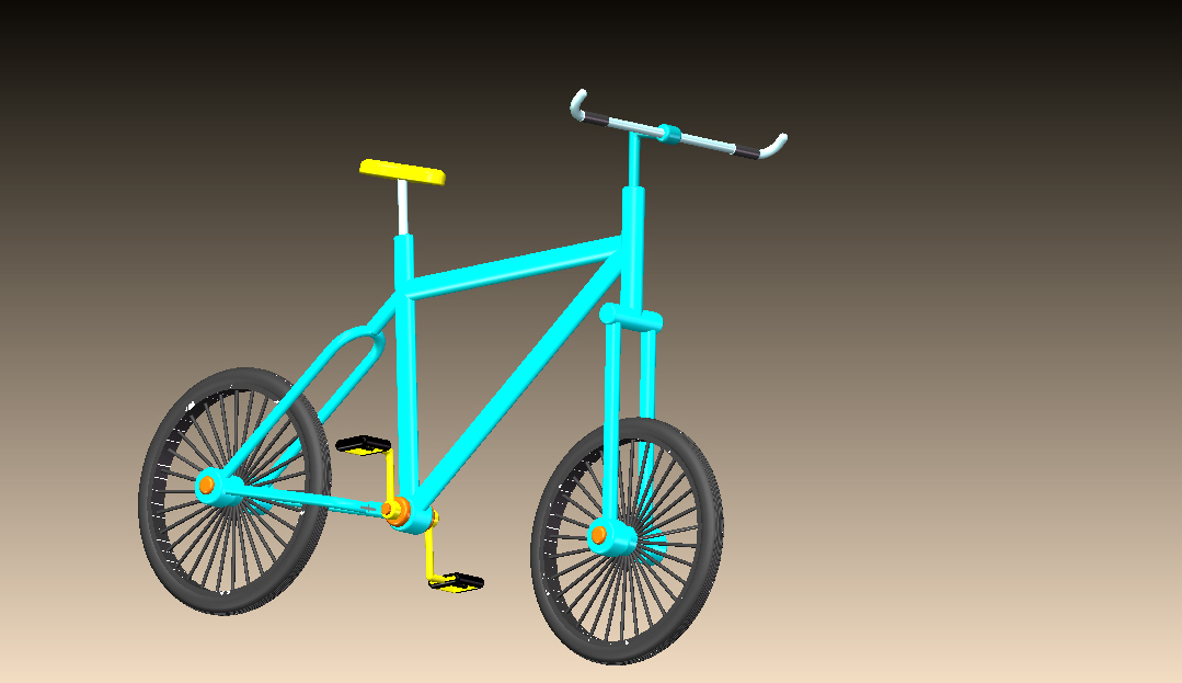 13---自行车sw2006三维图纸模型设计图纸