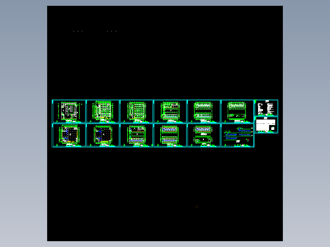 某小区菜市场工程空调设计图