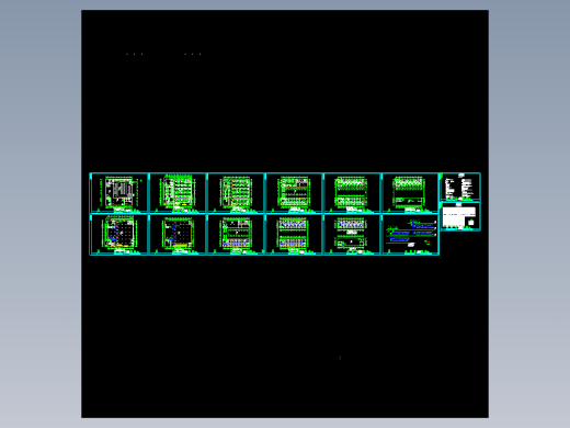 某小区菜市场工程空调设计图