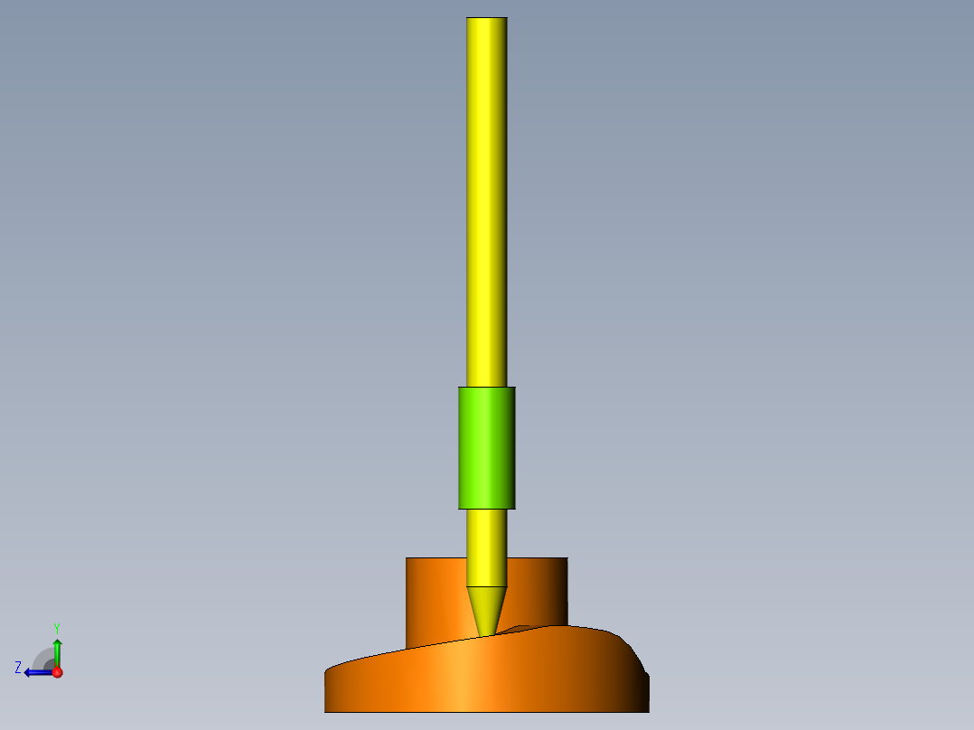 圆柱凸轮右视图