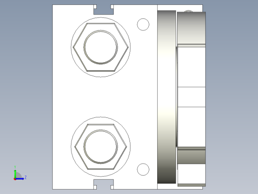 旋转气爪PRC20ST-90左视缩略图