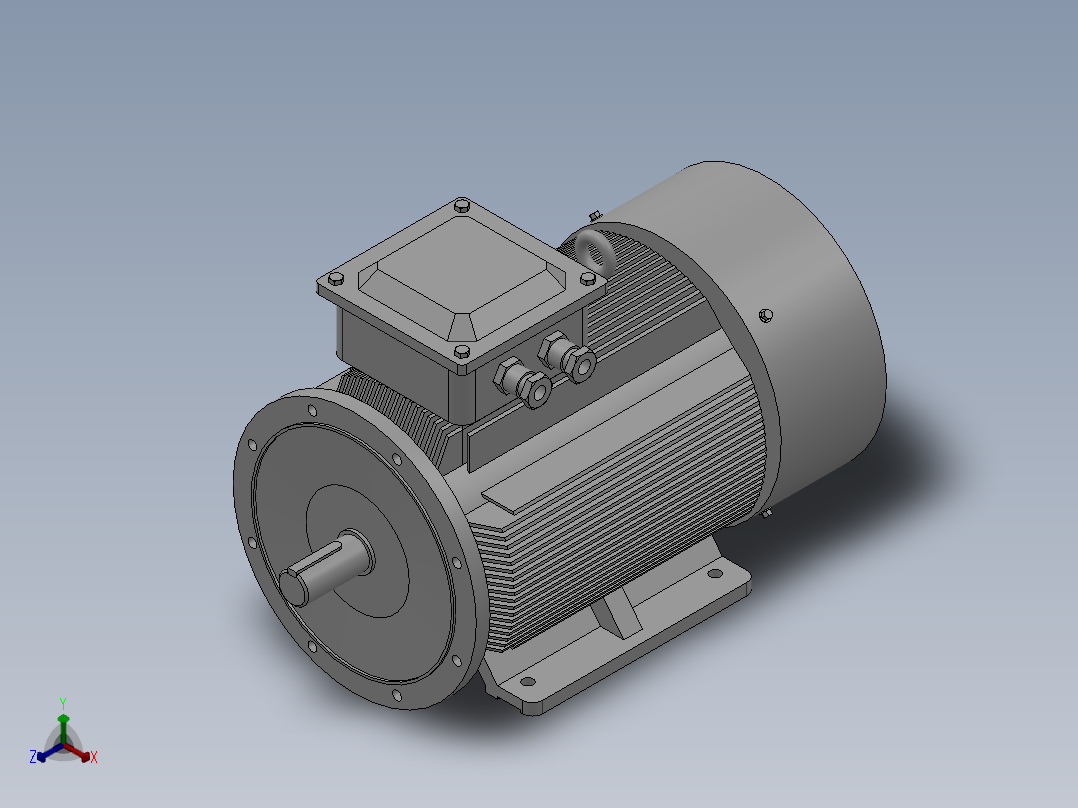 电机模型Y315主视图