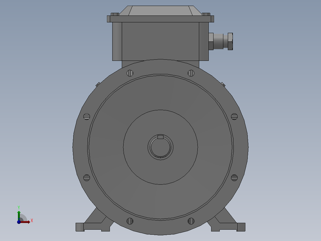 电机模型Y315前视图