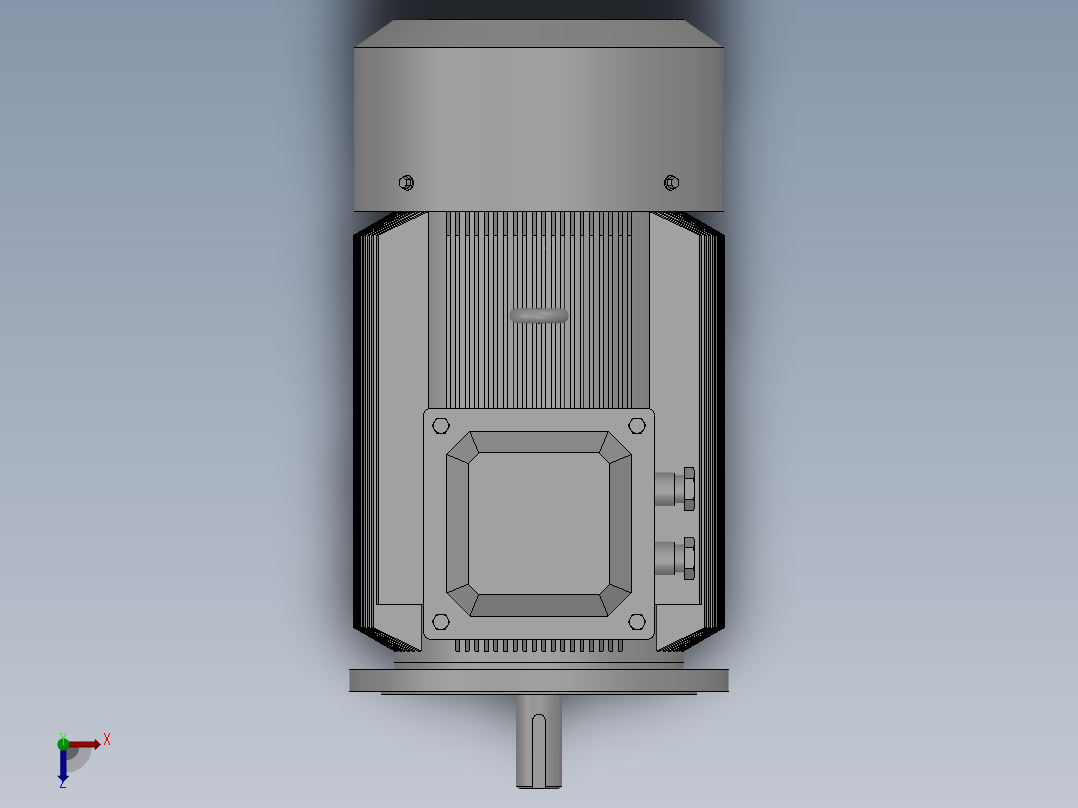 电机模型Y315俯视图