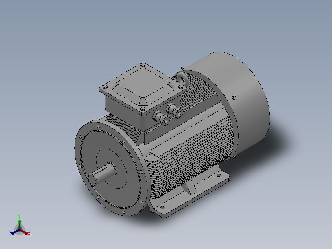 电机模型Y315正等轴测图