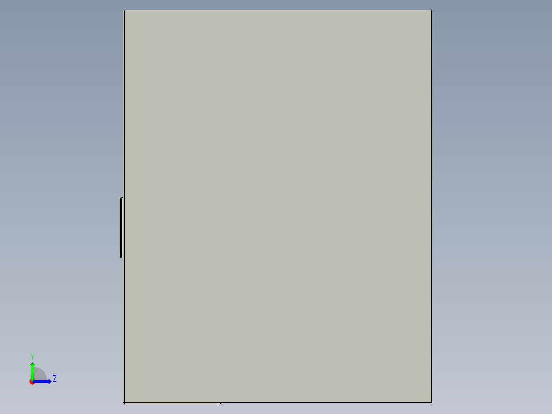 厨房设计左视图