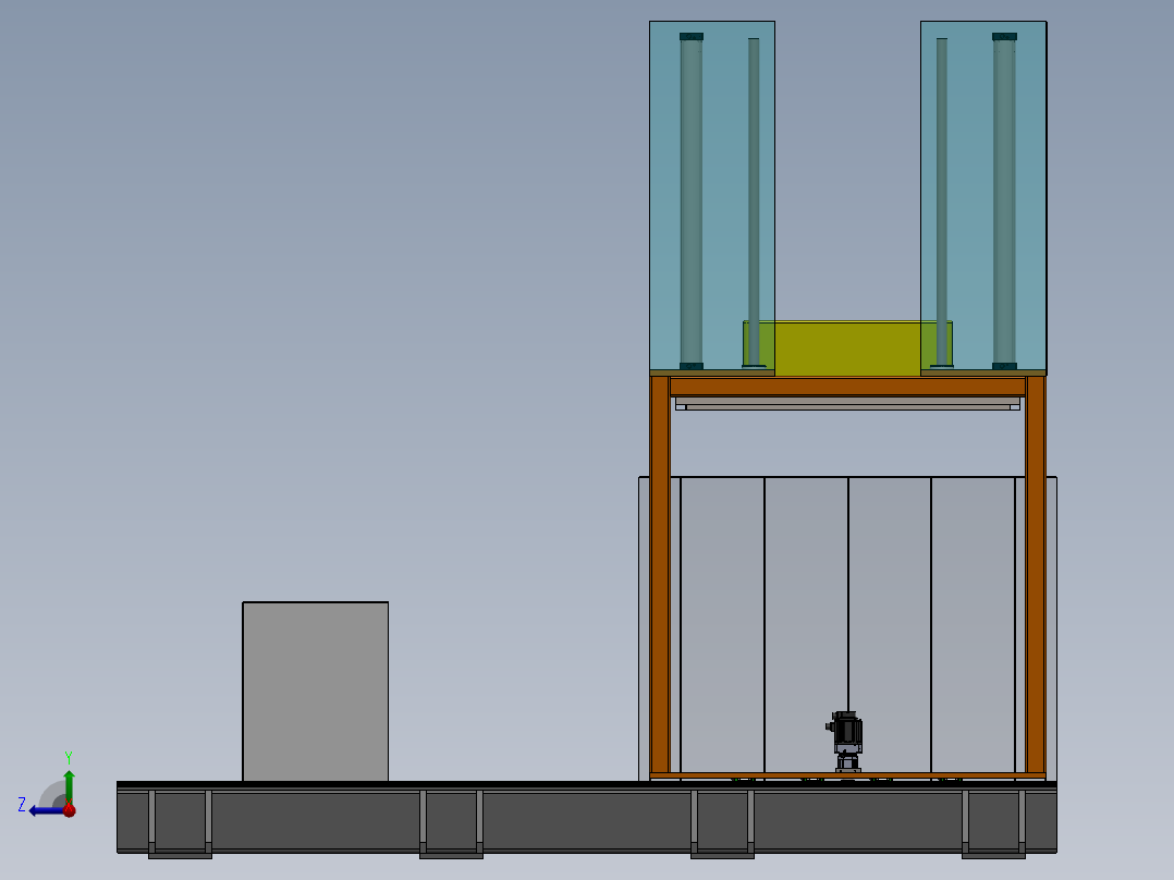 电池包测试右视图