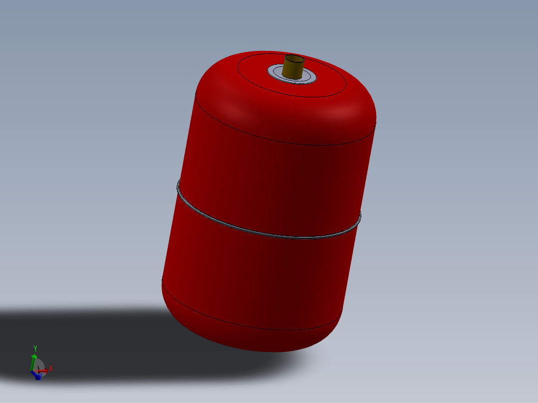 水圈300 x 200毫米主视图