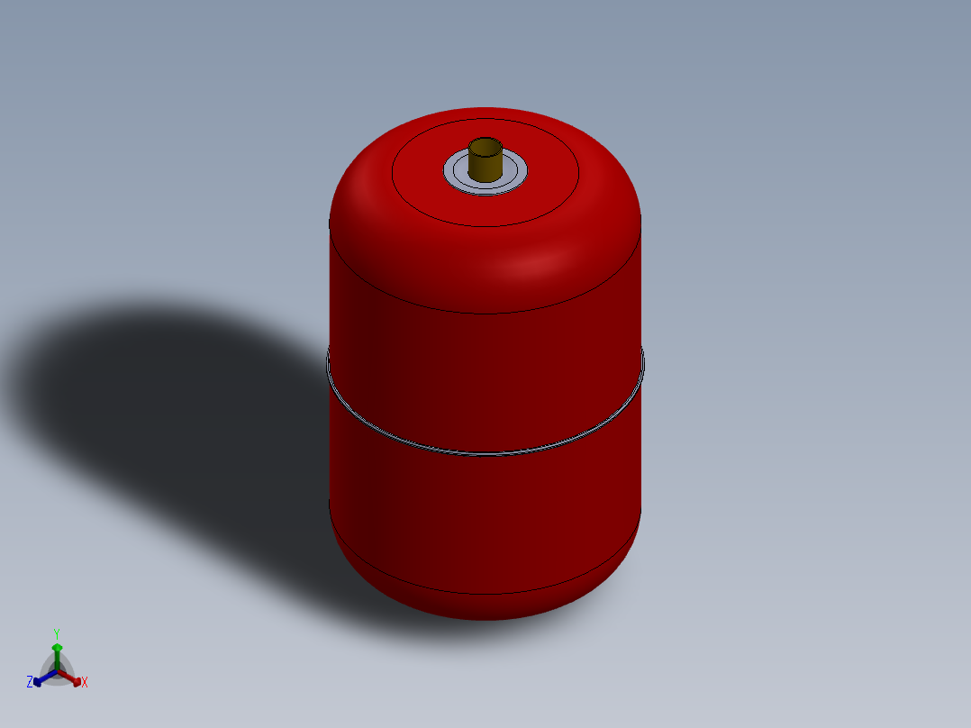 水圈300 x 200毫米正等轴测图