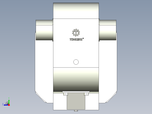 德克斯TUNKERS气缸数模KS_160_2_BD_A00_T08_135GRAD右视缩略图