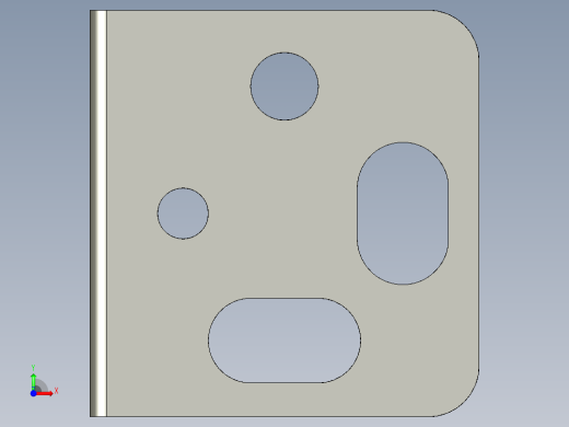 基恩士LX2-11_12_bracket1_kc图纸模型前视缩略图