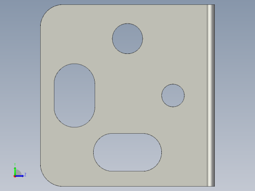 基恩士LX2-11_12_bracket1_kc图纸模型左视缩略图
